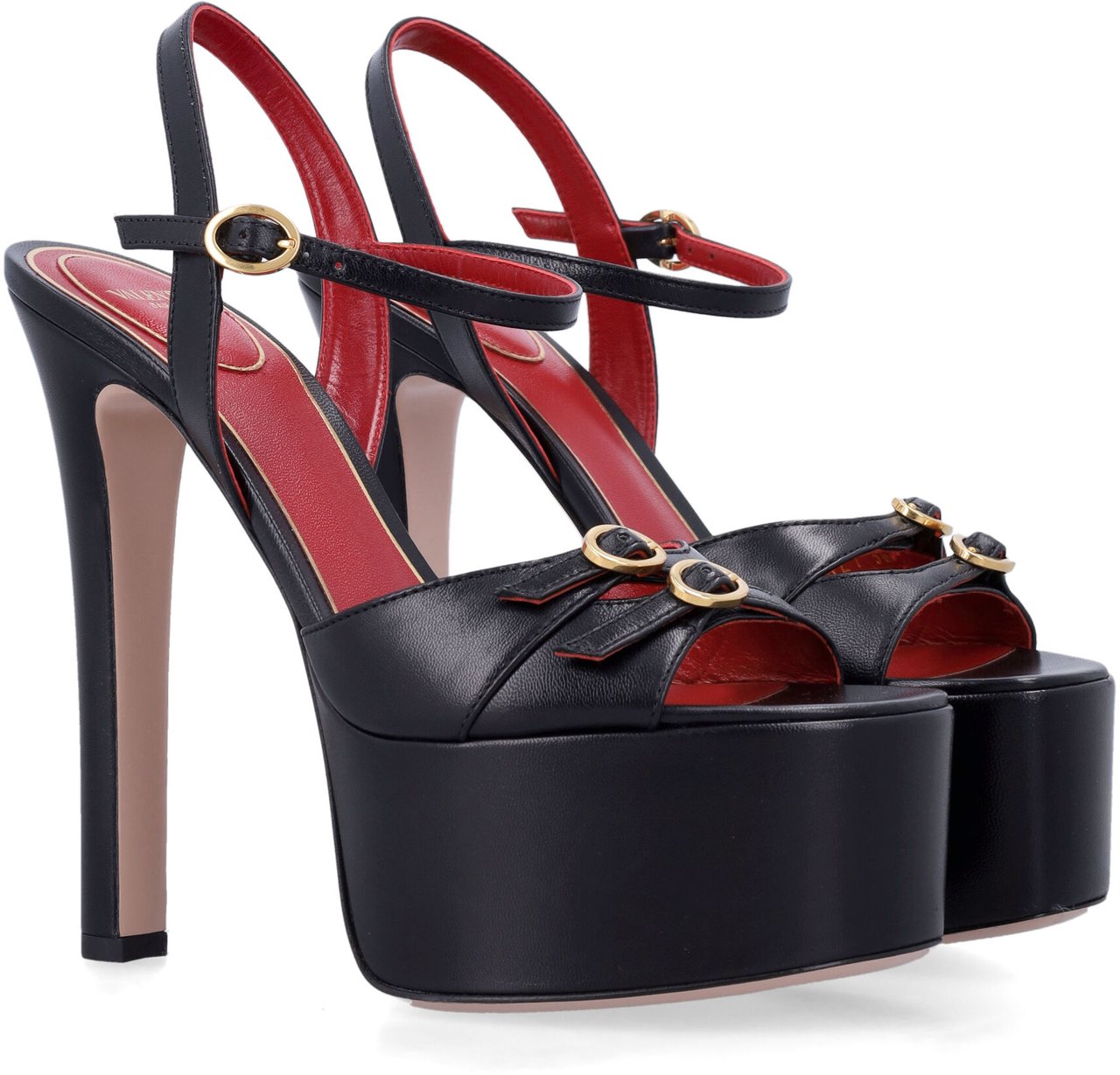 Valentino Garavani Sandal Vg Crasher Nero Zwart