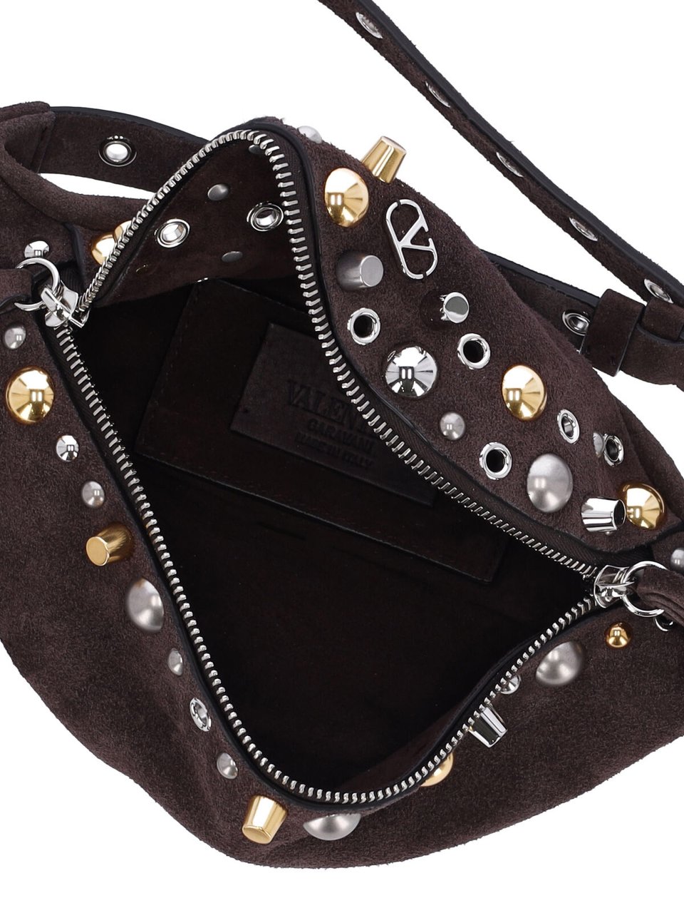 Valentino Garavani "Nellcôte" Bum Bag Brown Bruin
