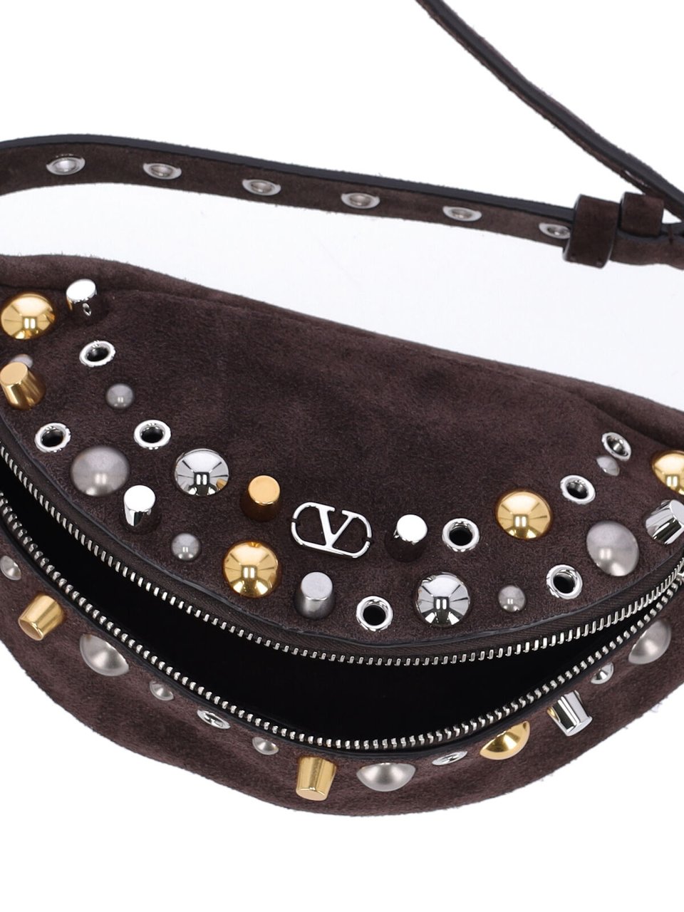 Valentino Garavani "Nellcôte" Bum Bag Brown Bruin