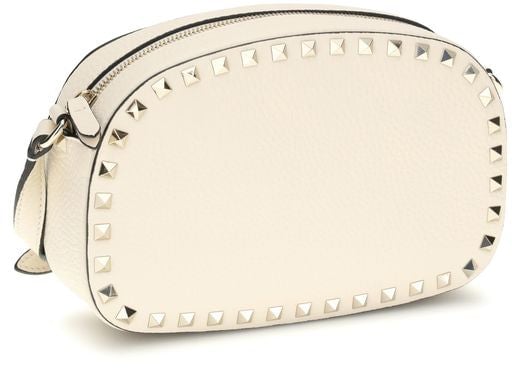 Valentino Garavani Valentino Garavani Beige Calf Leather Bos Taurus Shoulder Bag Beige