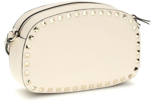 Valentino Garavani Valentino Garavani Beige Calf Leather Bos Taurus Shoulder Bag Beige