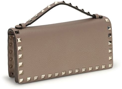 Valentino Garavani Valentino Garavani Beige Calf Leather Bos Taurus Wallet Beige