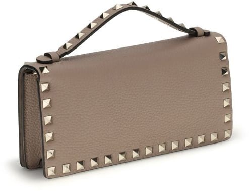 Valentino Garavani Valentino Garavani Beige Calf Leather Bos Taurus Wallet Beige