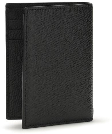 Valentino Garavani Valentino Garavani Black Calf Leather Bos Taurus Wallet Zwart
