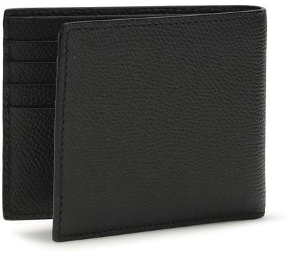 Valentino Garavani Valentino Garavani Black Calf Leather Bos Taurus Wallet Zwart