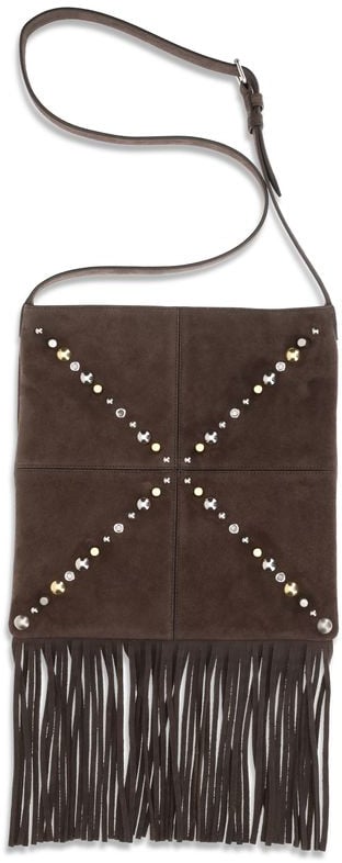Valentino Garavani Valentino Garavani Brown Calf Leather Bos Taurus Shoulder Bag Bruin