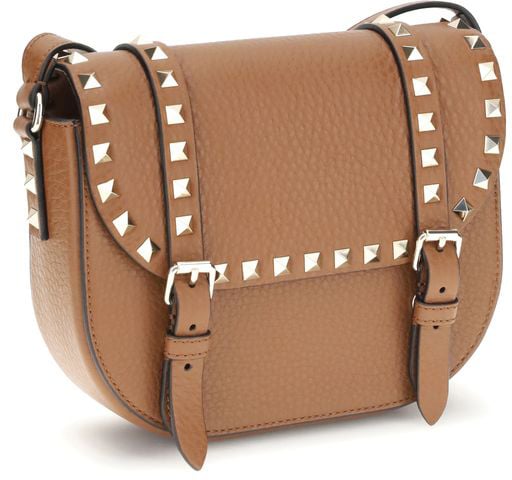 Valentino Garavani Valentino Garavani Beige Calf Leather Bos Taurus Shoulder Bag Beige