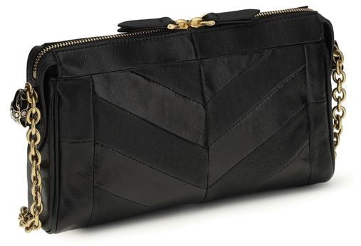 Valentino Garavani Valentino Garavani Black Lamb Ovis Aries Aries Shoulder Bag Zwart