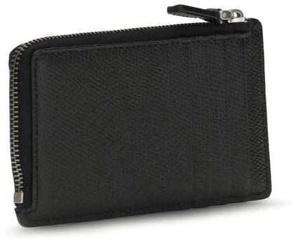 Valentino Garavani Valentino Garavani Black Calf Leather Bos Taurus Wallet Zwart