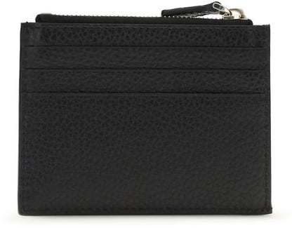 Valentino Garavani Valentino Garavani Black Calf Leather Bos Taurus Wallet Zwart