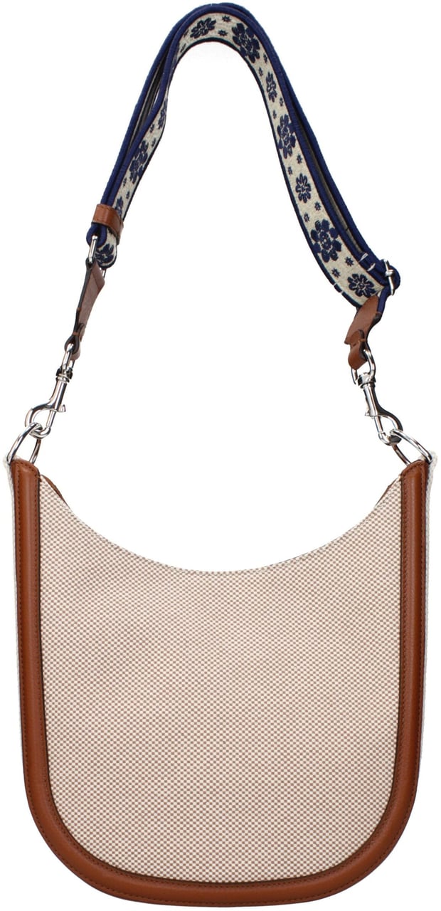 Valentino Garavani Valentino Garavani Beige Fabric Crossbody Bag Beige