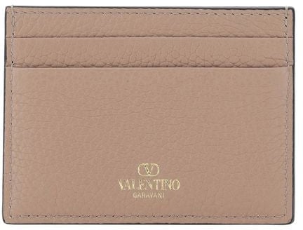 Valentino Garavani Valentino Garavani Beige Calf Leather Bos Taurus Wallet Beige
