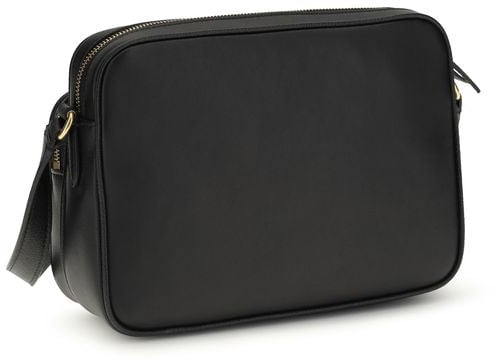 Valentino Garavani Valentino Garavani Black Calf Leather Bos Taurus Shoulder Bag Zwart