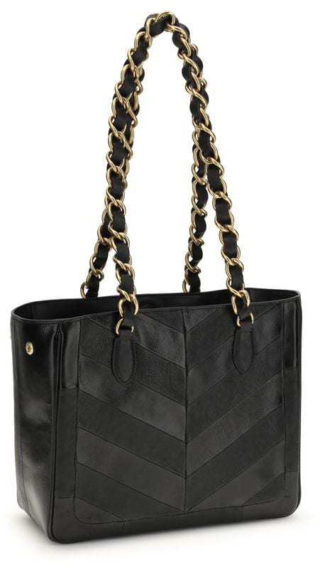 Valentino Garavani Valentino Garavani Black Napa Leather / Calf Bos Taurus Shoulder Bag Zwart