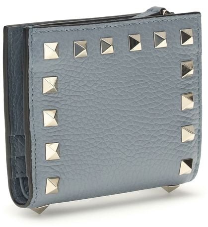 Valentino Garavani Valentino Garavani Blue Lamb Ovis Aries Aries Wallet Blauw