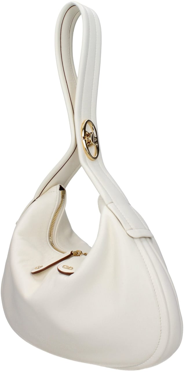 Valentino Garavani Valentino Garavani Beige Leather Handbag Wit