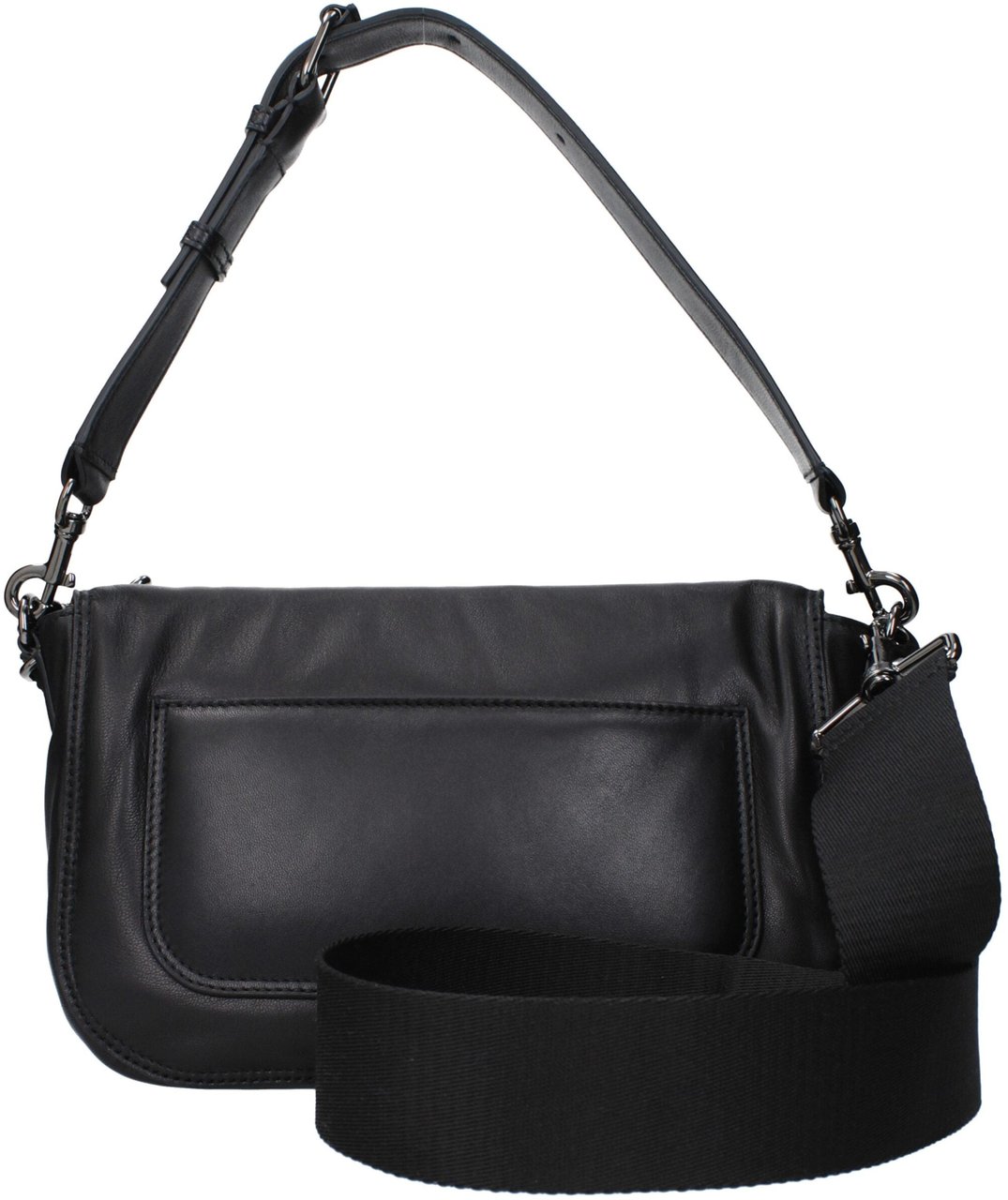 Valentino Garavani Valentino Garavani Black Leather Handbag Zwart