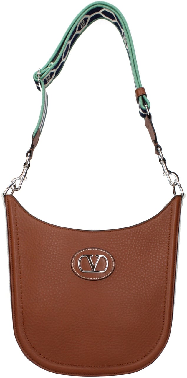 Valentino Garavani Valentino Garavani Brown Leather Crossbody Bag Bruin