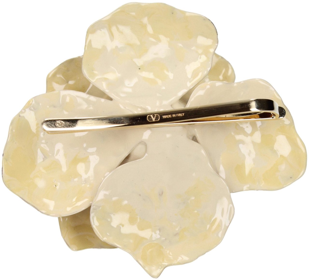 Valentino Garavani Valentino Garavani Beige Metal Broch Beige