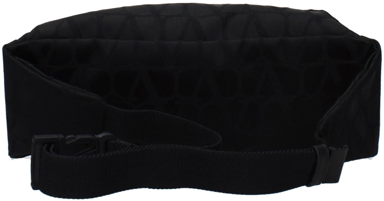 Valentino Garavani Valentino Garavani Black Fabric Backpack Zwart