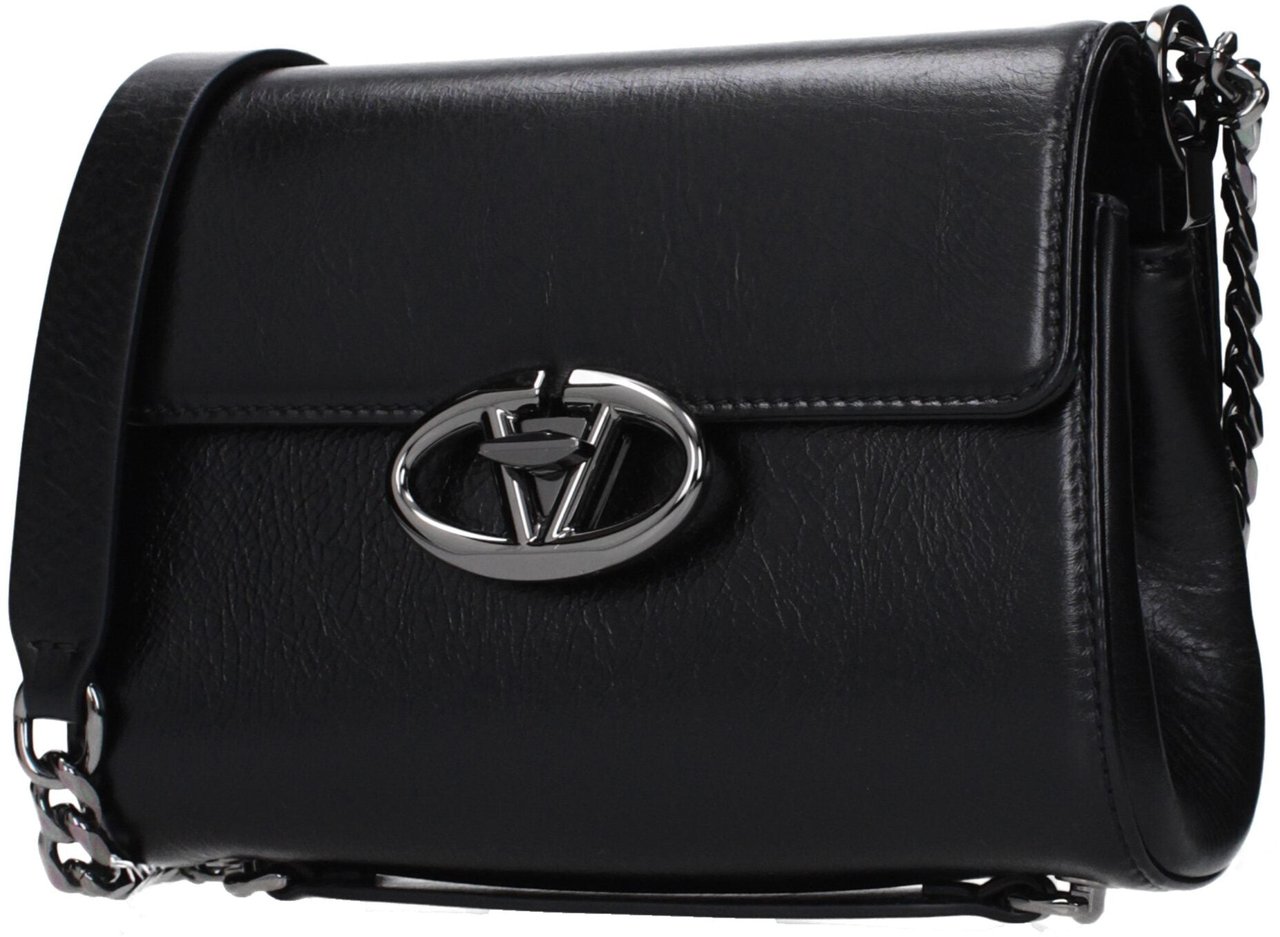 Valentino Garavani Valentino Garavani Black Leather Crossbody Bag Zwart