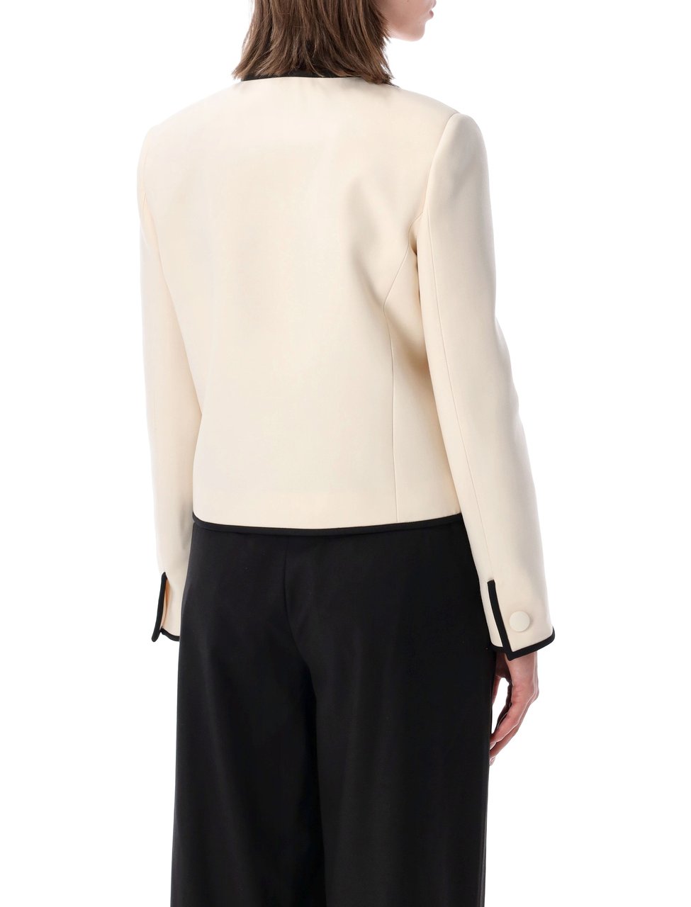 Valentino Garavani Wavy Trim Waves Jacket Wit