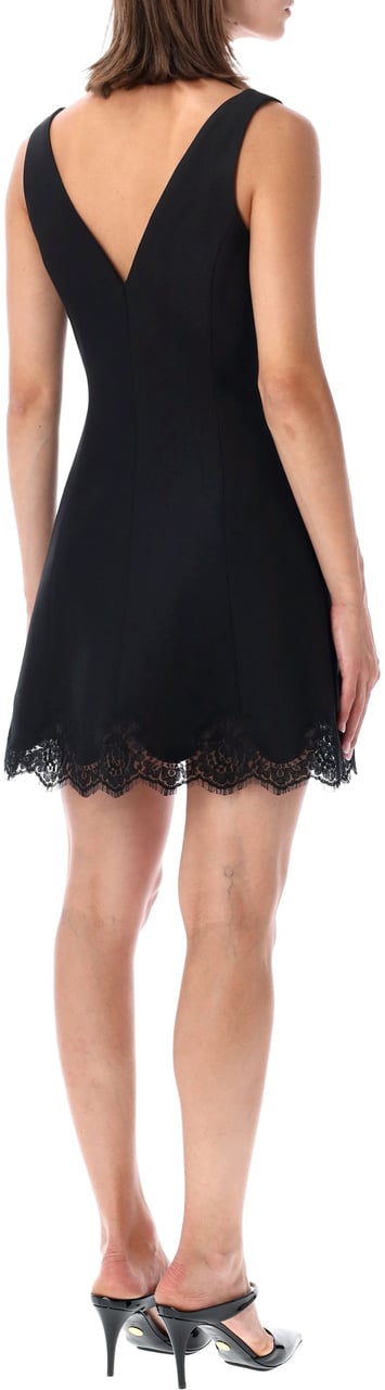Valentino Garavani V Dress Lace Nero Zwart
