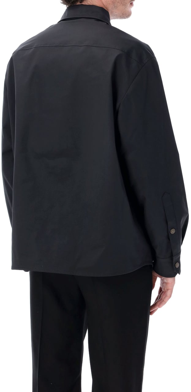 Valentino Garavani Nylon Shirtjacket Nero Zwart
