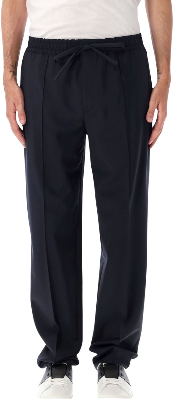 Valentino Garavani Pants Vlogo Blu Navy