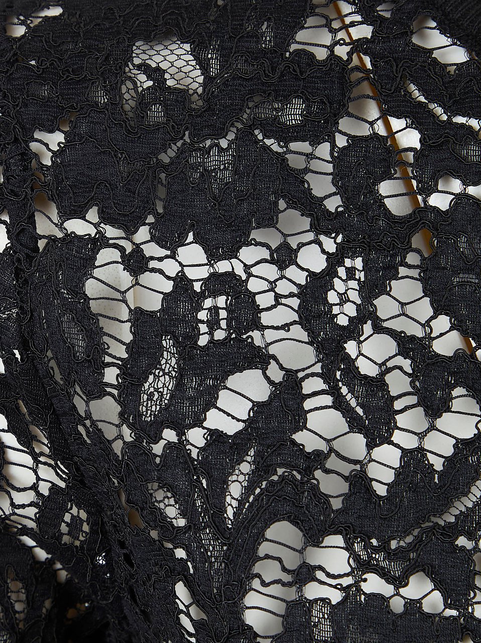 VALENTINO GARAVANI MAGLIA | MOSSI | LACE AND COTTON Zwart