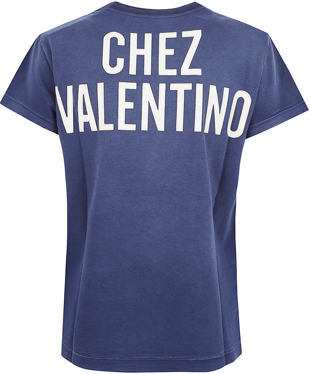 Valentino Garavani VALENTINO GARAVANI T-SHIRT | PATTERN | COTTON JERSEY Lichtblauw