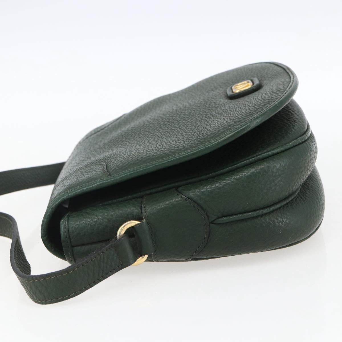 Valentino Garavani Valentino Garavani VLogo Shoulder Bag Leather Groen