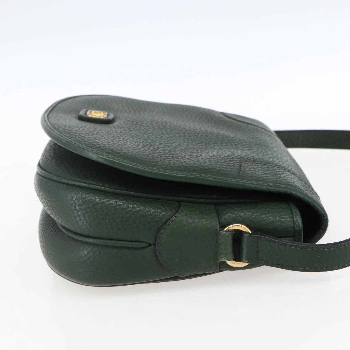 Valentino Garavani Valentino Garavani VLogo Shoulder Bag Leather Groen