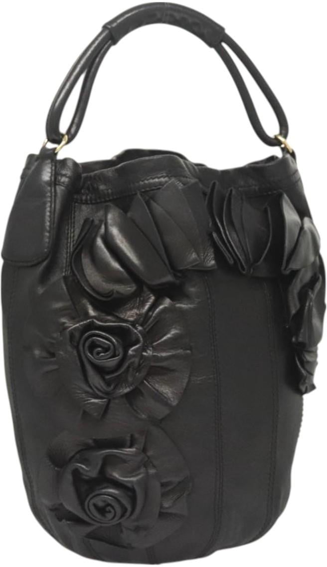 Valentino Garavani Valentino Garavani Signature Classic Rose Tote bag Leather Zwart