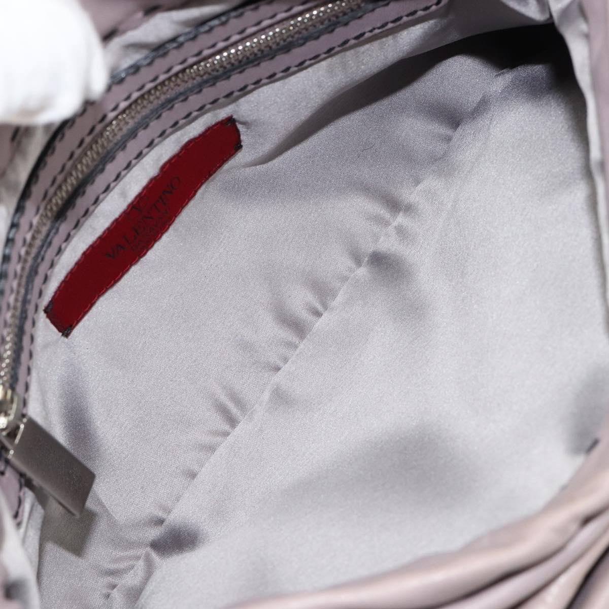 Valentino Garavani Valentino Garavani Rose Handbag Leather Paars