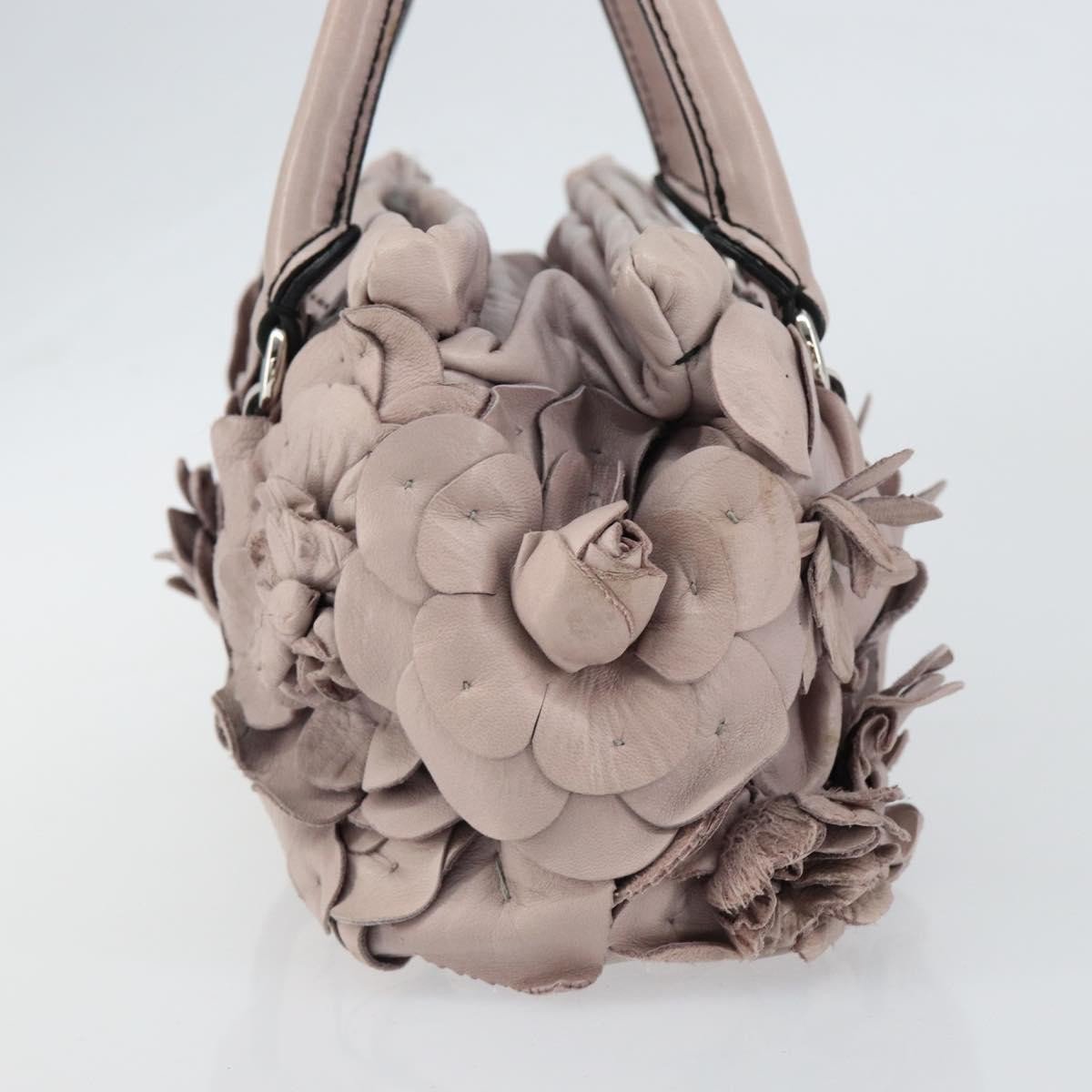 Valentino Garavani Valentino Garavani Rose Handbag Leather Paars