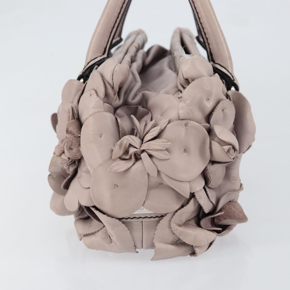 Valentino Garavani Valentino Garavani Rose Handbag Leather Paars