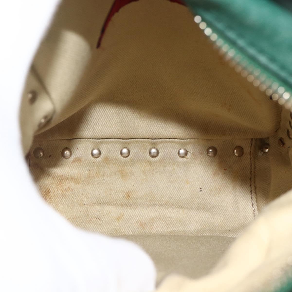 Valentino Garavani Rockstud Leather Mini Groen