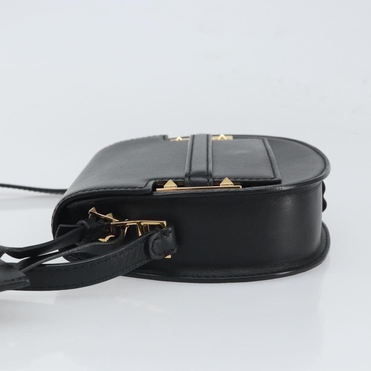 Valentino Garavani Valentino Garavani My Rockstud Saddle Bag Leather Zwart