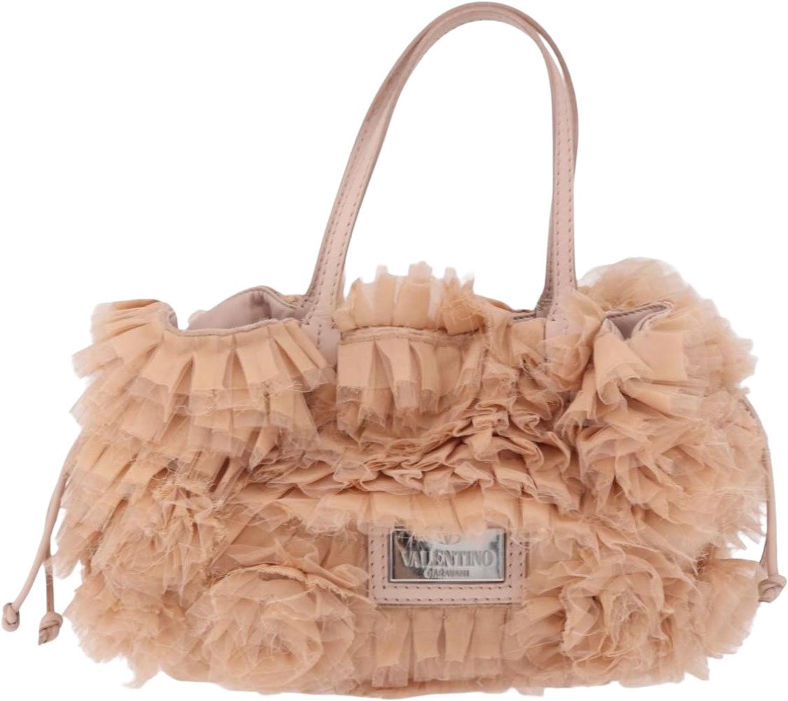 Valentino Garavani Rosier Tote Silk Small Roze