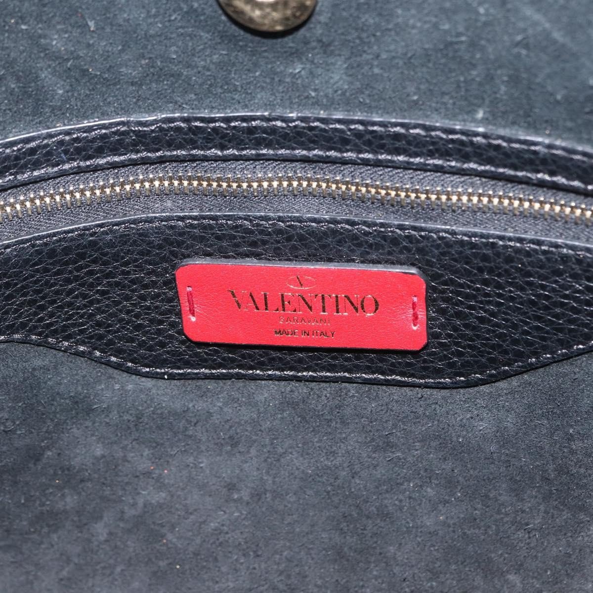 Valentino Garavani Rockstud Shopping Tote Leather Medium Zwart