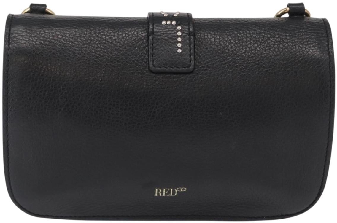 Valentino Garavani Chain Flap Leather Small Zwart