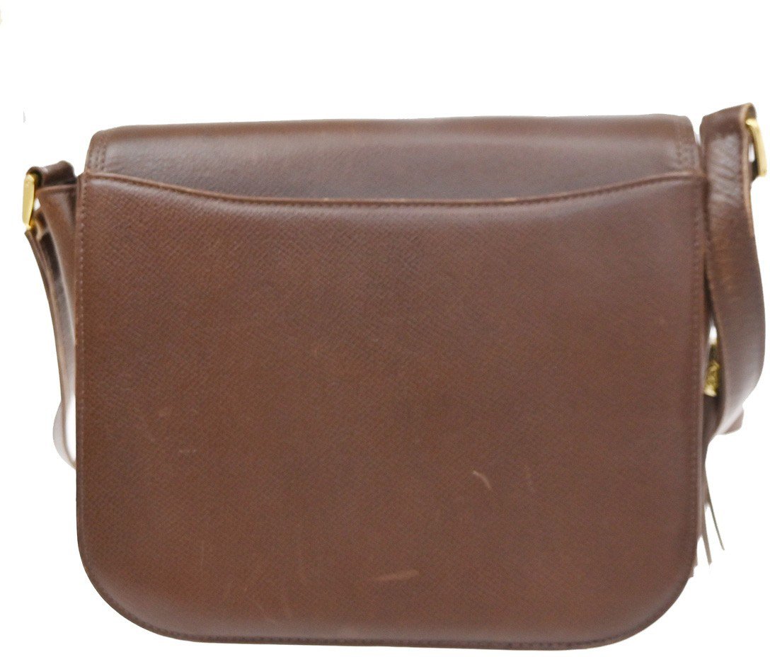 Valentino Garavani VLTN Flap Clutch Leather Bruin