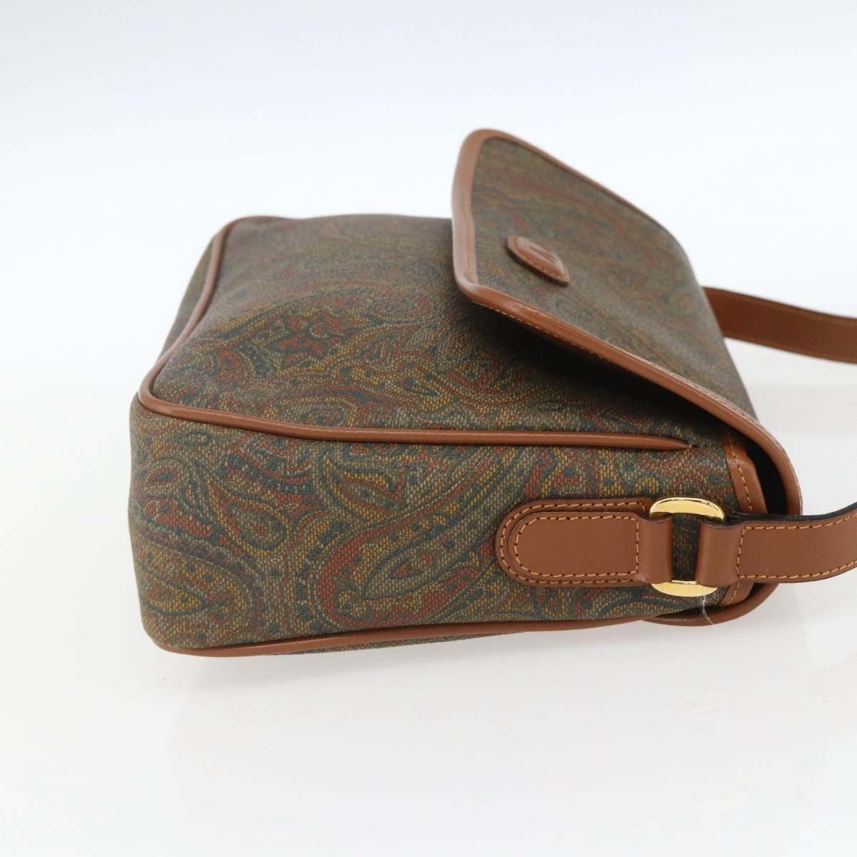 Valentino Garavani Vintage Canvas and Leather Bruin