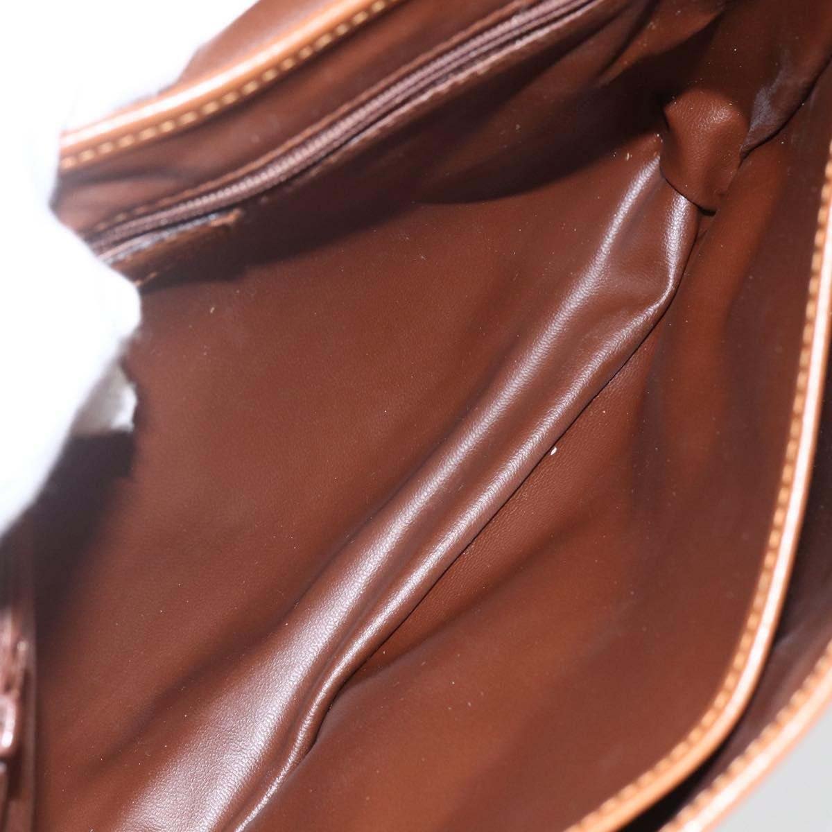 Valentino Garavani Vintage Canvas and Leather Bruin