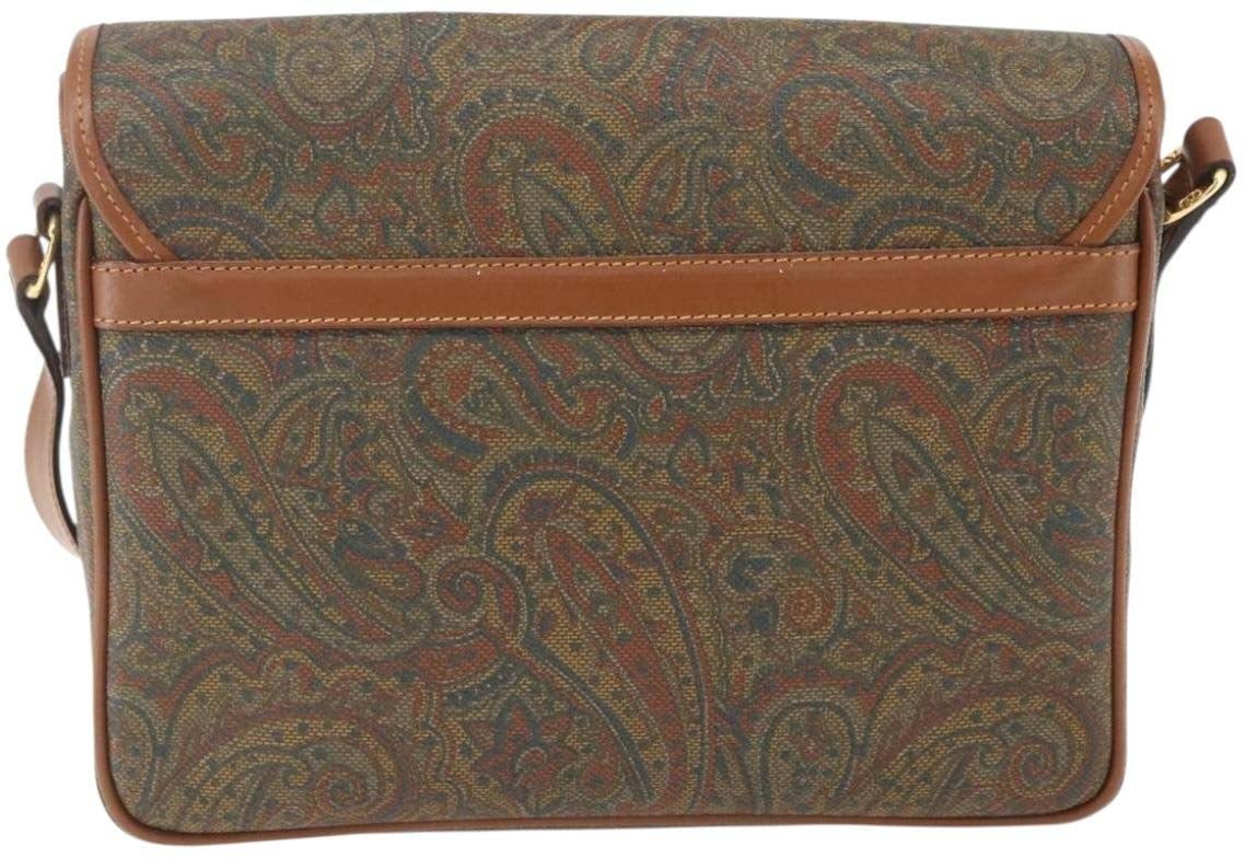 Valentino Garavani Vintage Canvas and Leather Bruin
