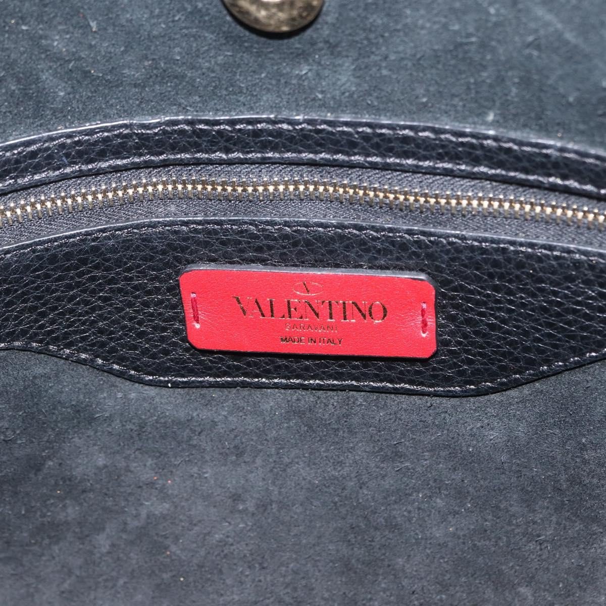 Valentino Garavani Valentino Garavani Rockstud Shopper Tote Leather Medium Zwart