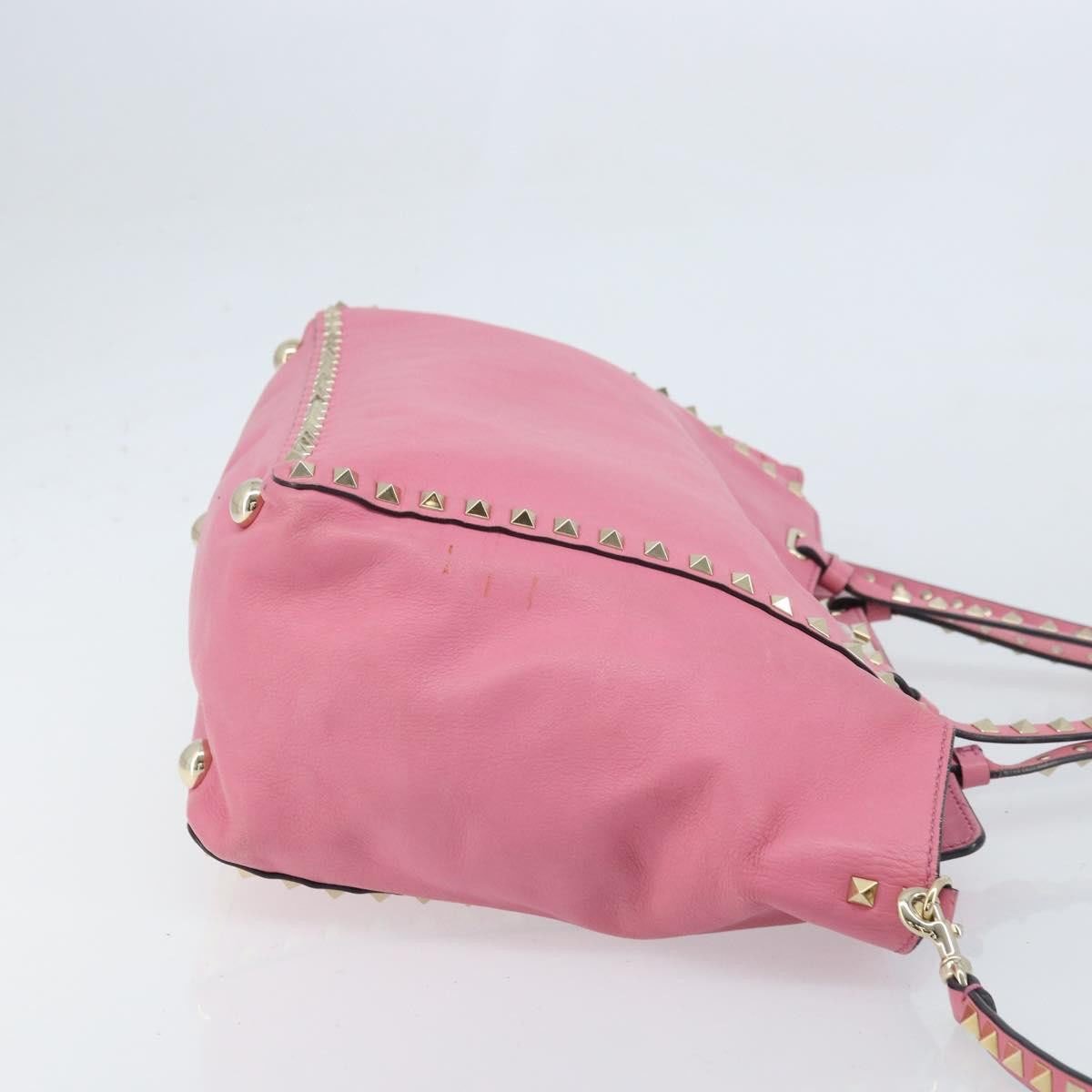 Valentino Garavani Valentino Garavani Rockstud Tote Soft Leather Medium Roze