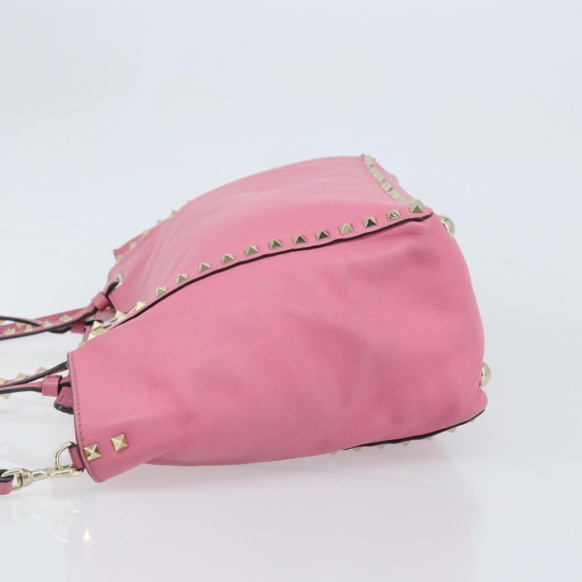 Valentino Garavani Valentino Garavani Rockstud Tote Soft Leather Medium Roze