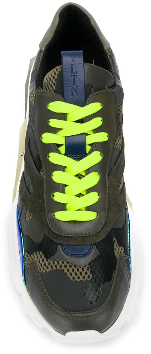 Valentino Garavani Bounce Camouflage Sneakers Divers